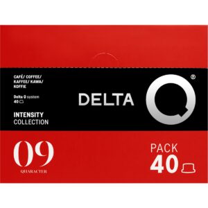 Delta Q Café Qharacter XL Intensidade 9 embalagem 40 cápsulas